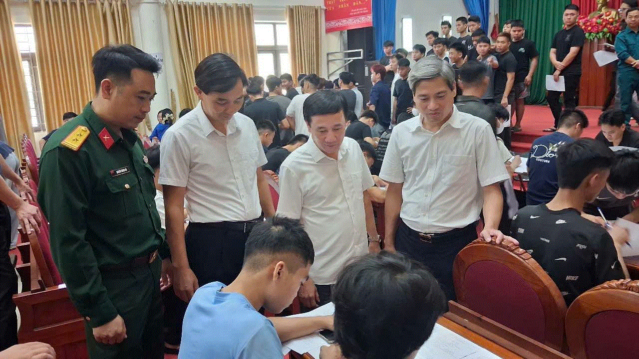 Xã Thổ Tang: Nâng cao chất lượng công tác sơ tuyển sức khỏe nghĩa vụ quân sự và công an năm 2027